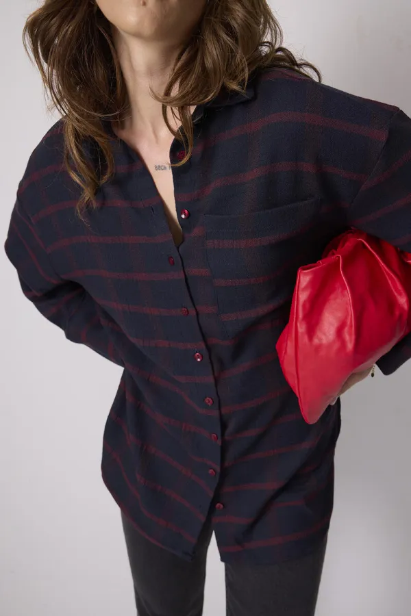 OVERSIZE WAFFLE SHIRT