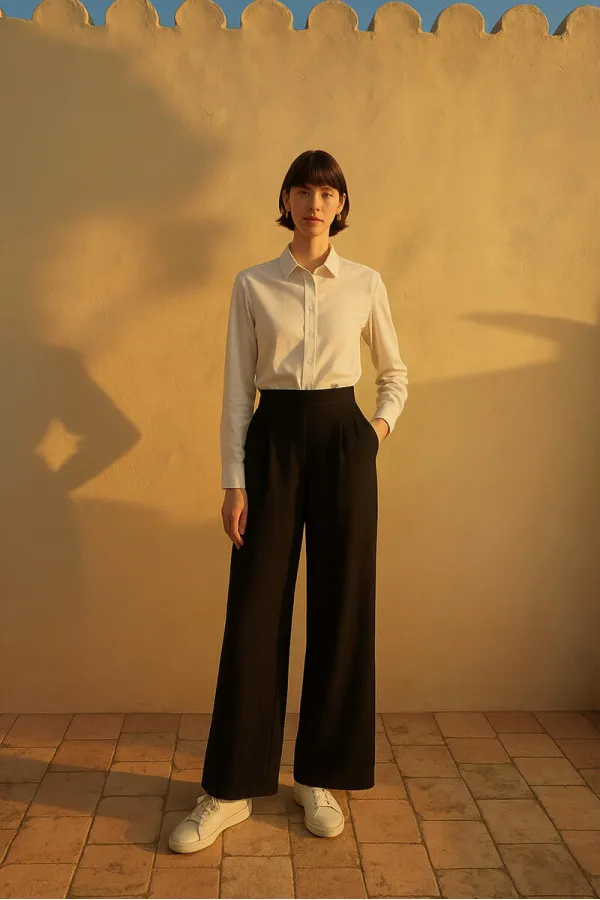 YÜKSEK BEL KUPRA PANTOLON