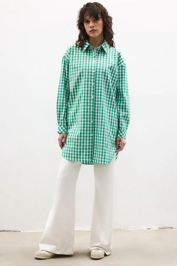 PÖTİKARE UZUN GÖMLEK