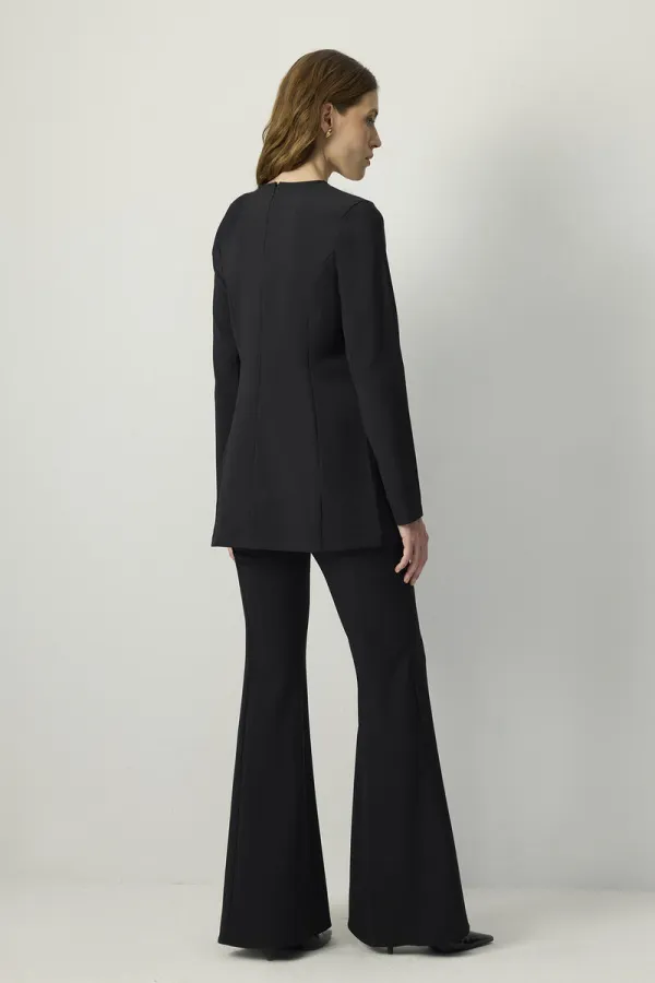 BELTED CREPE TUNIC BELTED CREPE TUNIC