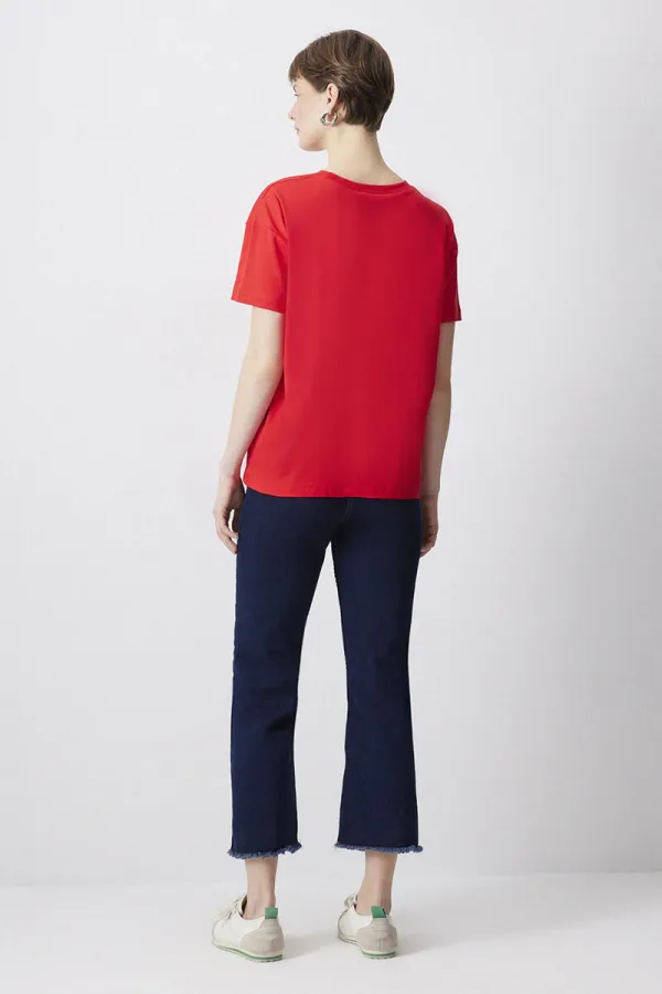 T-SHIRT À MANCHES COURTES 100% COTON