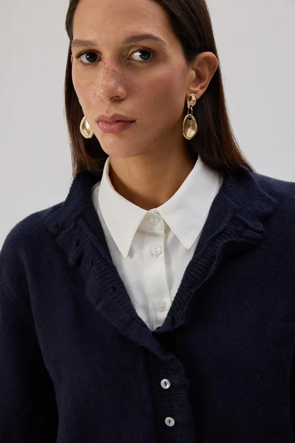 SOUS-VÊTEMENTS EN POPLIN À COL CHEMISE