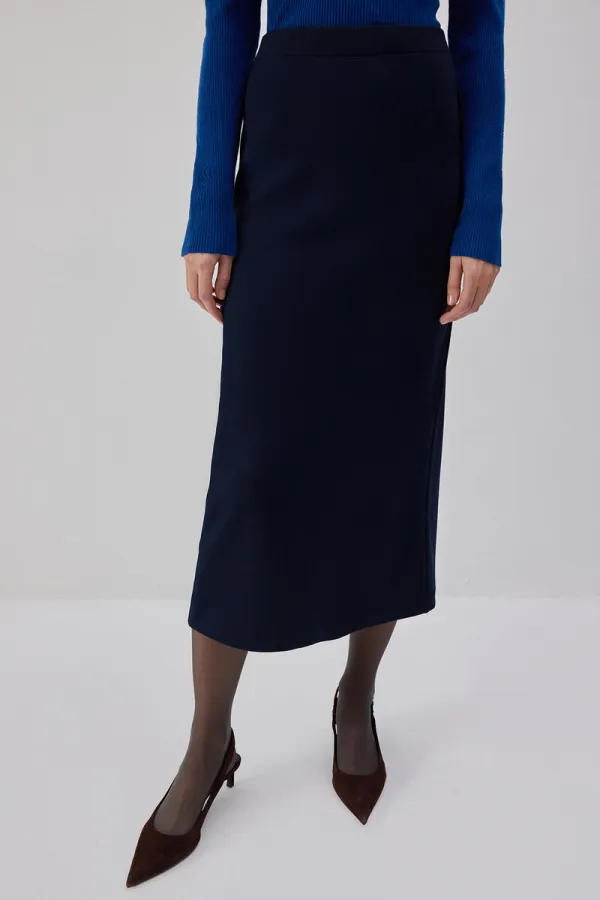 BELİ LASTİKLİ ÖRME ETEK