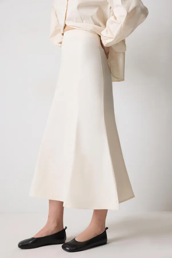 ENSEMBLE CHEMISE ET JUPE AVEC CEINTURE