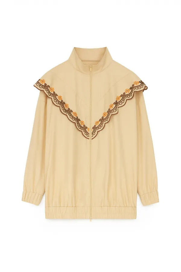 EMBROIDERED RAINCOAT EMBROIDERED RAINCOAT