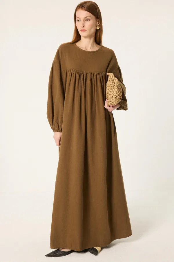 KEMERLİ OVERSIZE ELBİSE KEMERLİ OVERSIZE ELBİSE