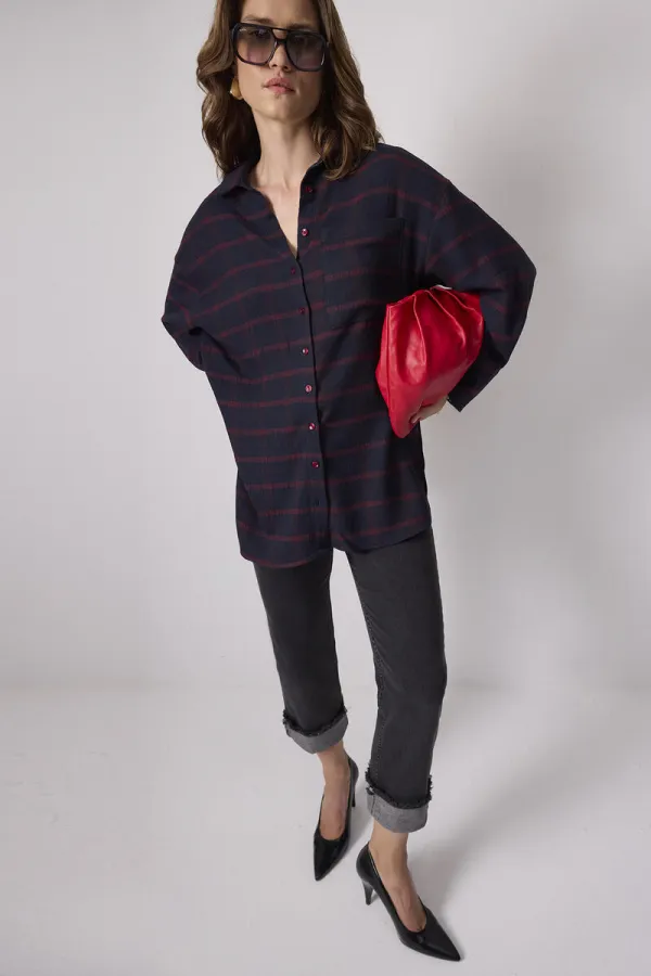 OVERSIZE WAFFLE SHIRT