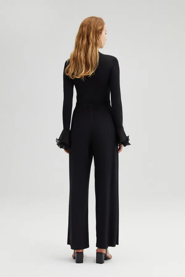 RELAX PANTS WITH ELASTIC WAISTBAND