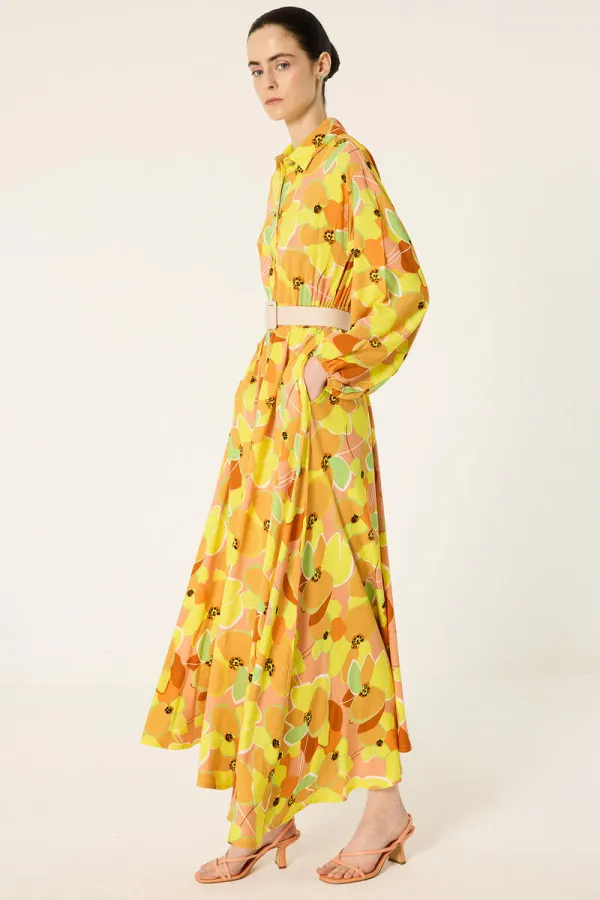 RELAX FIT PATTERNED DRESS RELAX FIT PATTERNED DRESS
