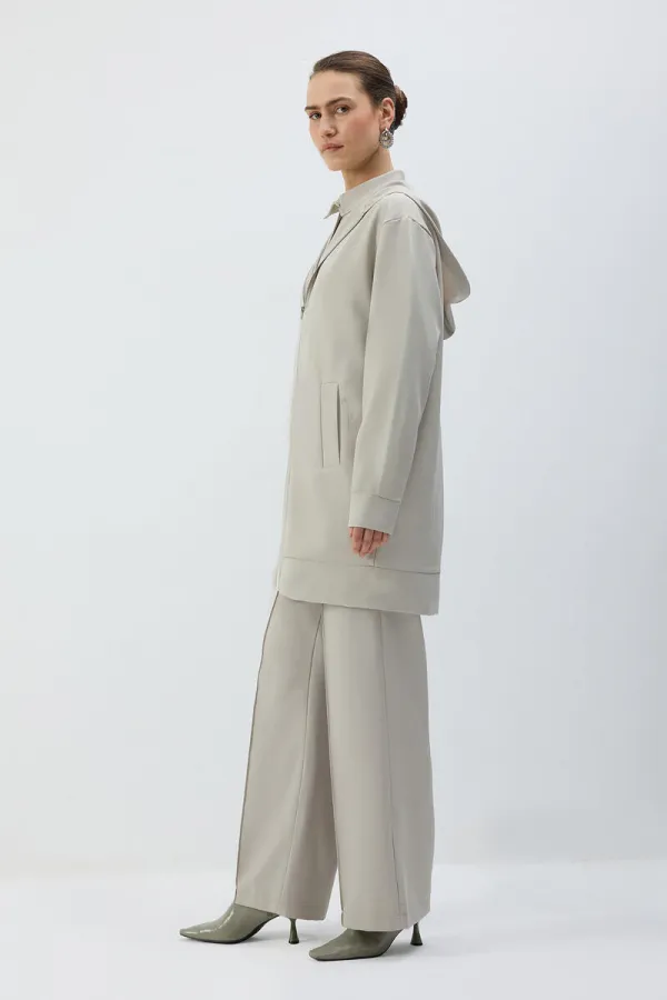ZIPPED HOODED JACKET ZIPPED HOODED JACKET