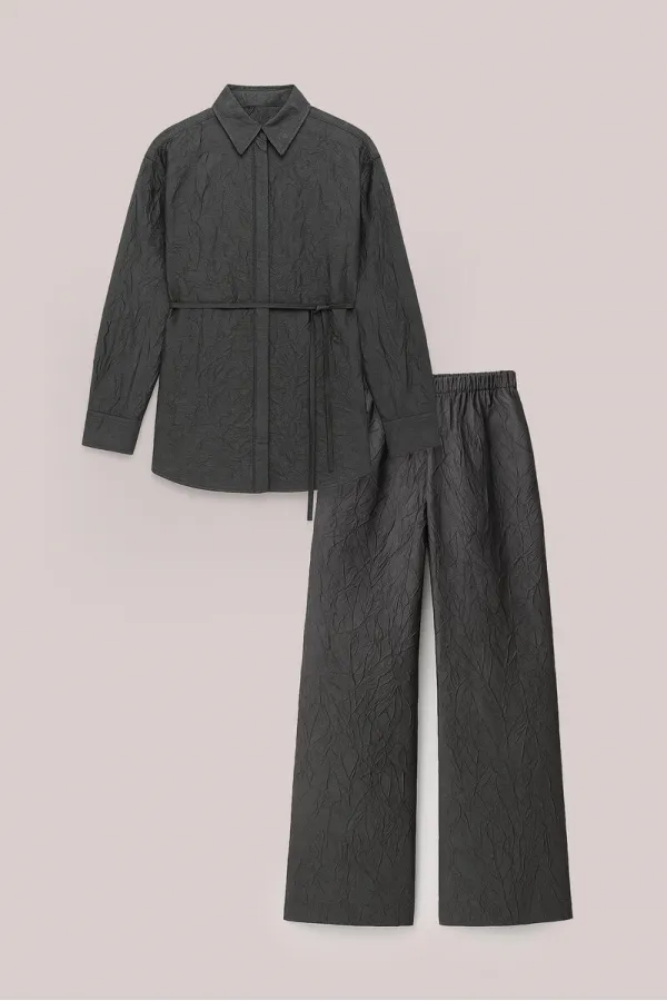 CRUSHLI SHIRT AND TROUSER SET CRUSHLI SHIRT AND TROUSER SET