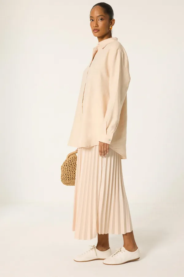 LINEN OVERSIZE SHIRT