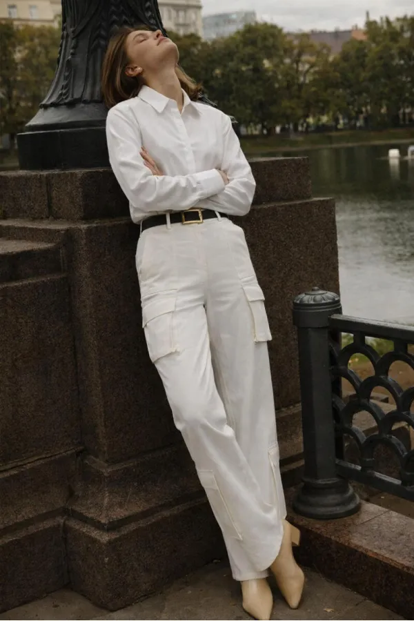 GABARDİN KARGO PANTOLON