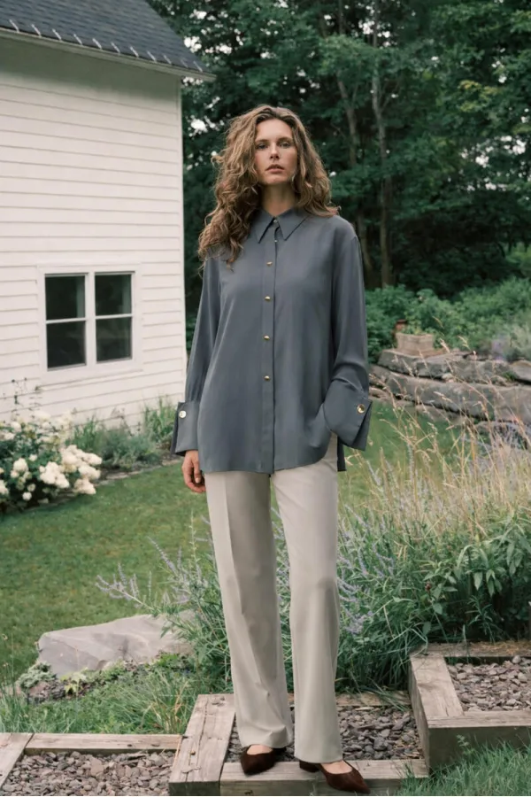 WIDE-CUFFS POPLIN SHIRT WIDE-CUFFS POPLIN SHIRT