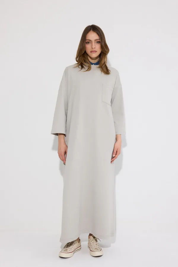 KNITTED DRESS WITH POCKETS