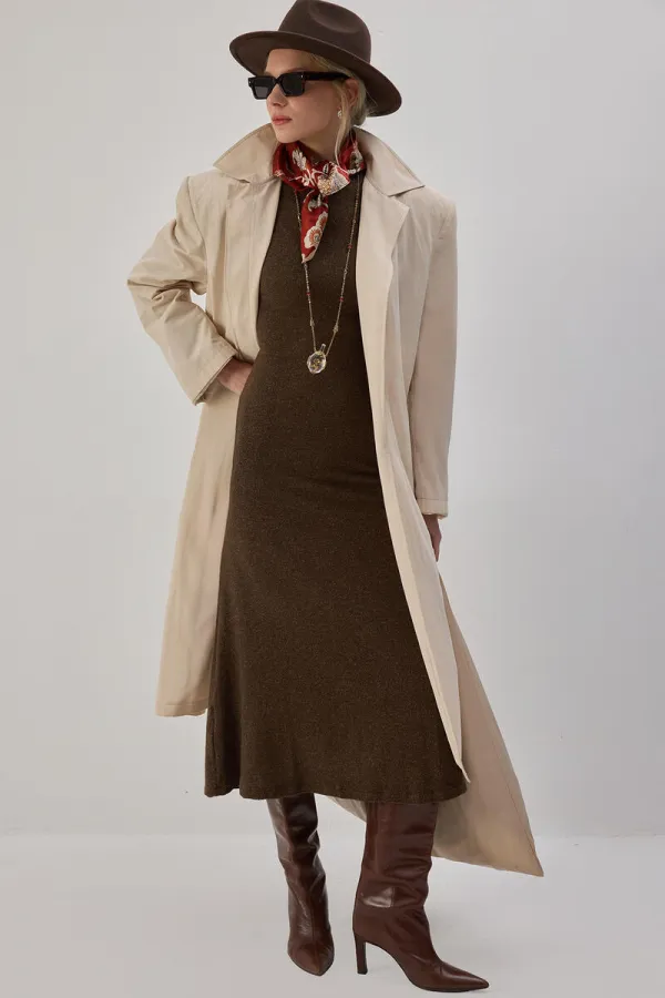 MAXI KNITTED DRESS