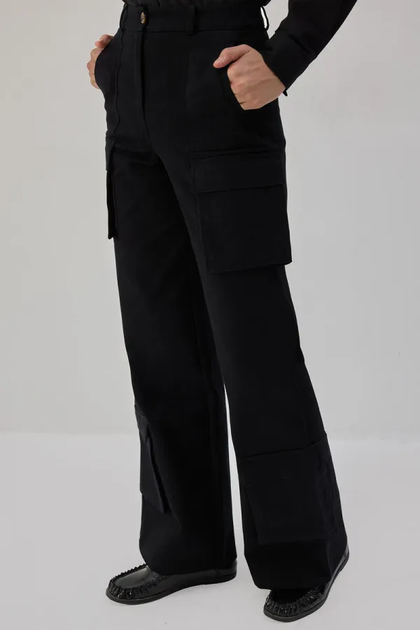 GABARDİN KARGO PANTOLON