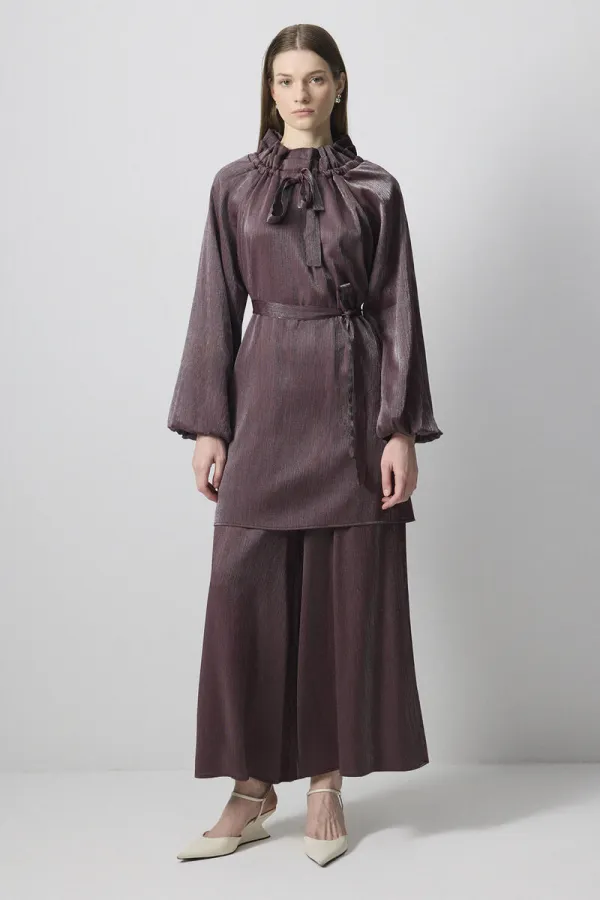 GLITTER TUNIC AND TROUSER SET