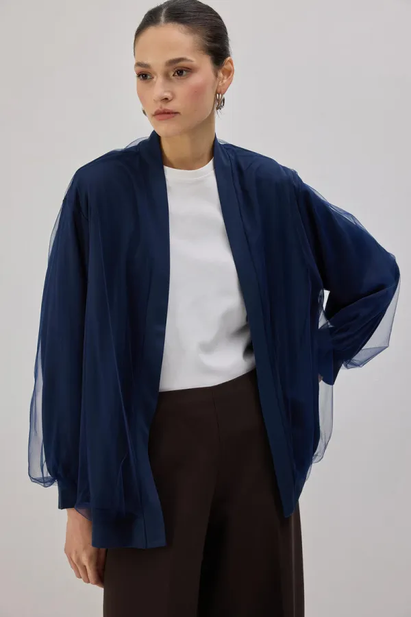 VESTE BOMBER À MANCHES BALLON