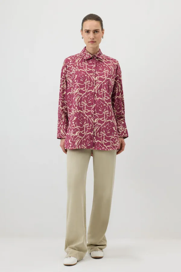 PATTERNED RELAX FIT SHIRT PATTERNED RELAX FIT SHIRT