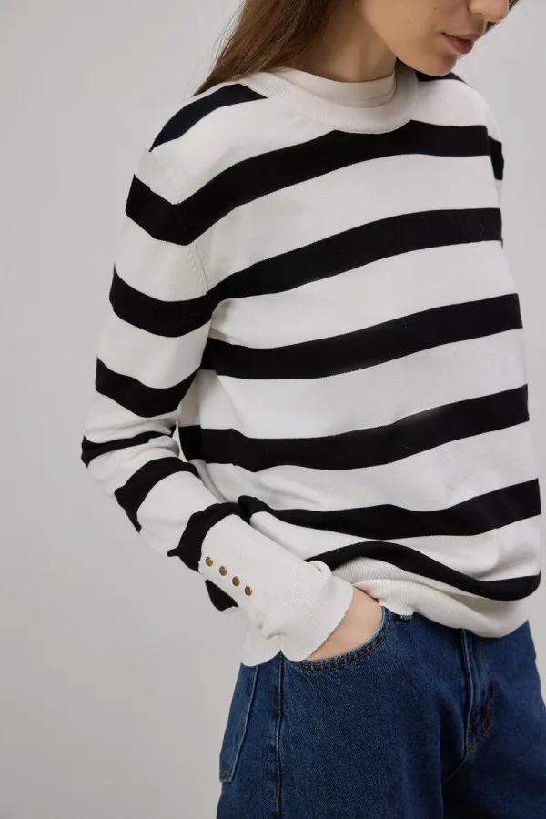 ÇİZGİLİ TRİKO KAZAK