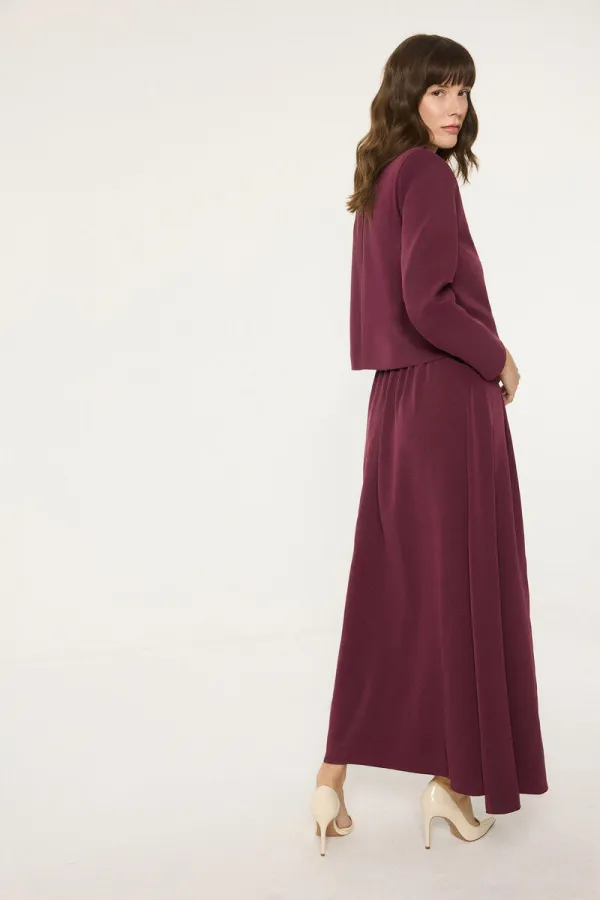 Skirt and Jacket 2-Piece Set