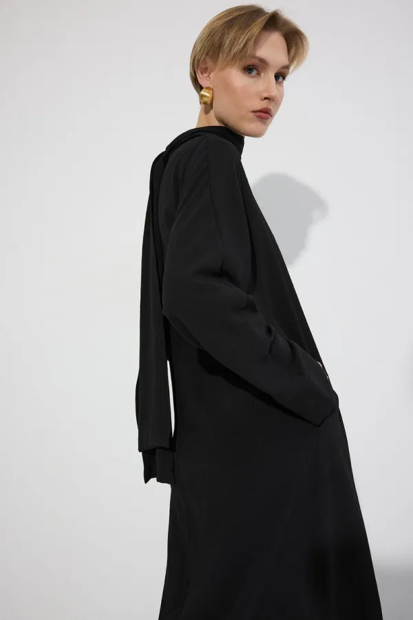 VISCOSE CRINKLE DRESS