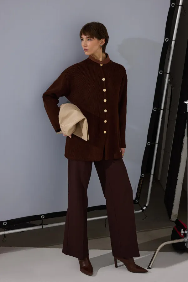 GOLD DÜĞMELİ UZUN HIRKA