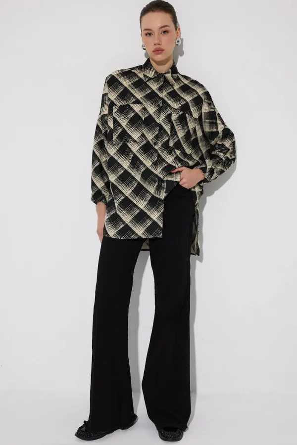 CHEMISE JACQUARD À PAILLETTES