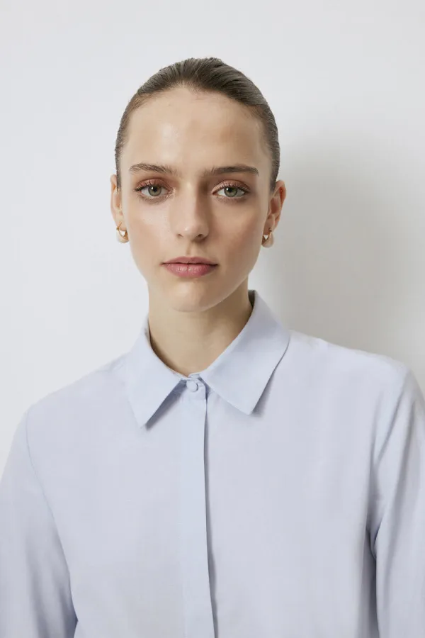 SNAP-BUTTON SHIRT BODYSUIT