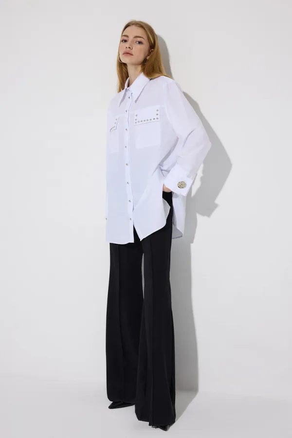 CHEMISE EN POPLINE TROKLU