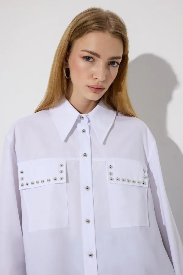 CHEMISE EN POPLINE TROKLU