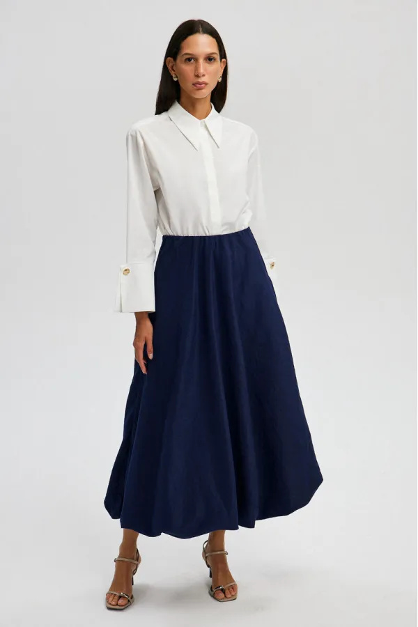 BELİ LASTİKLİ BALON ETEK