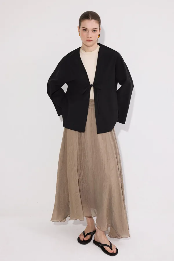 ÖNDEN BAĞLAMALI KİMONO