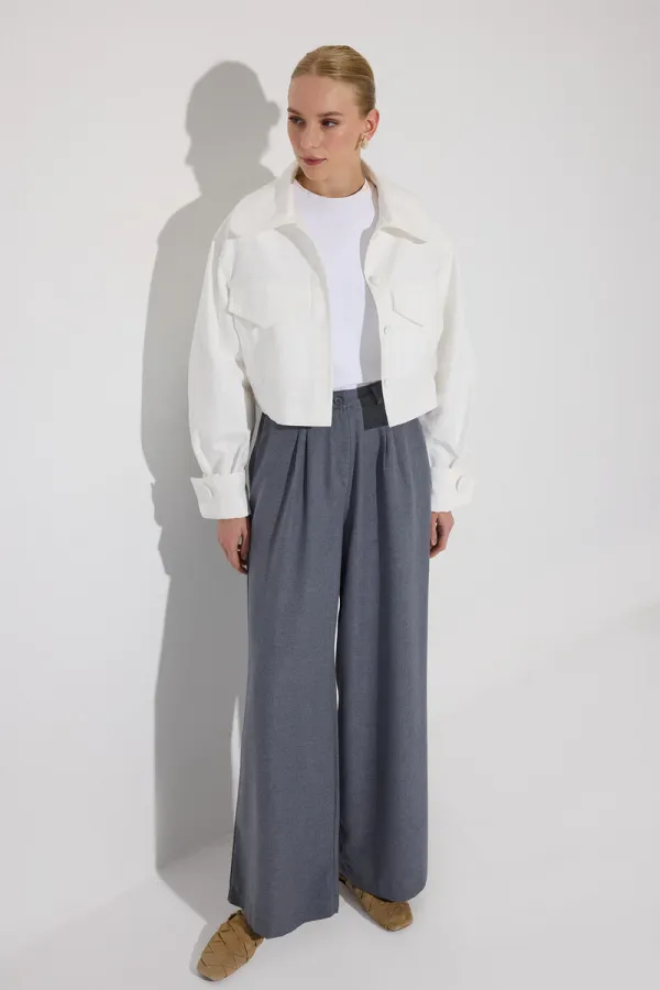 PİLELİ CEPLİ PANTOLON