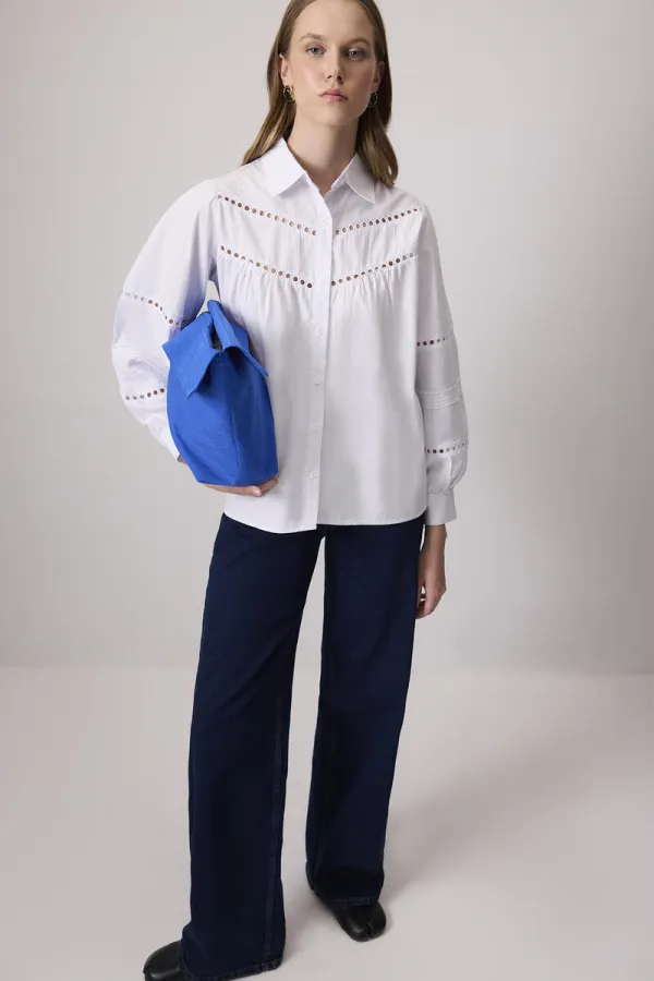 SHIRT WITH DRESS DETAIL