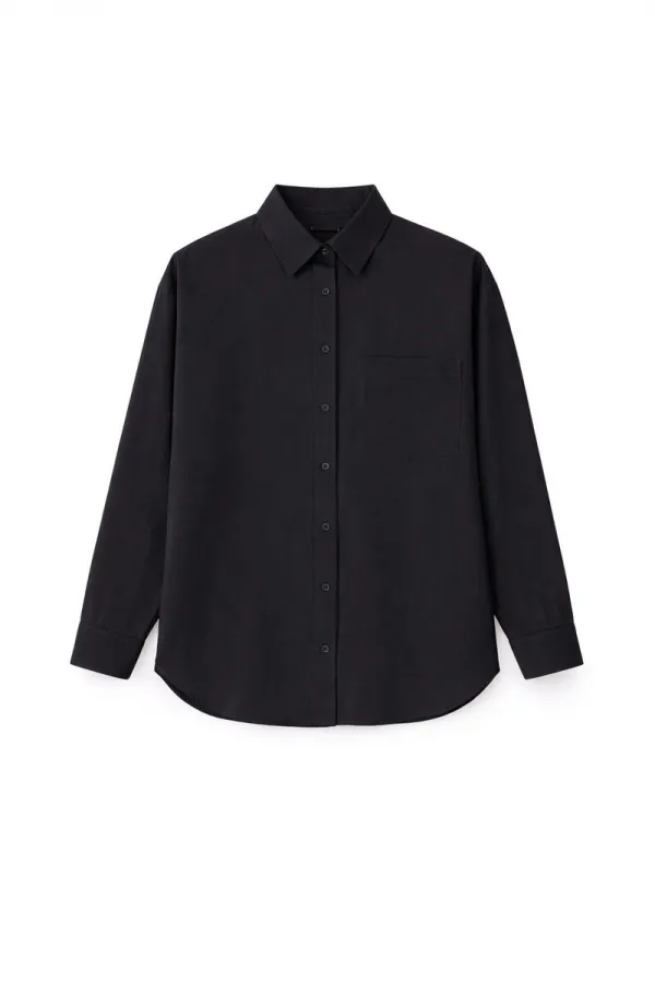 SINGLE POCKET OVERSIZE SHIRT