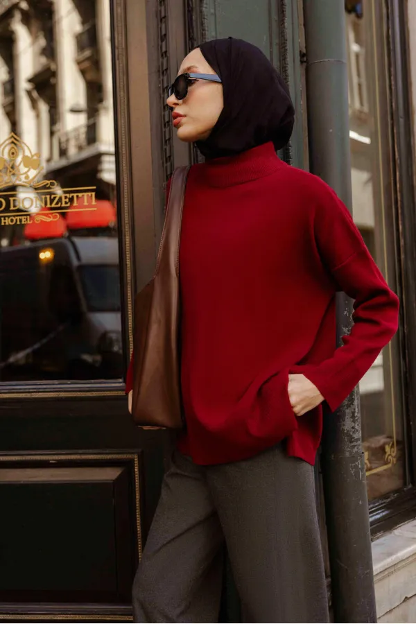 PULL BASE À COL MONTANT