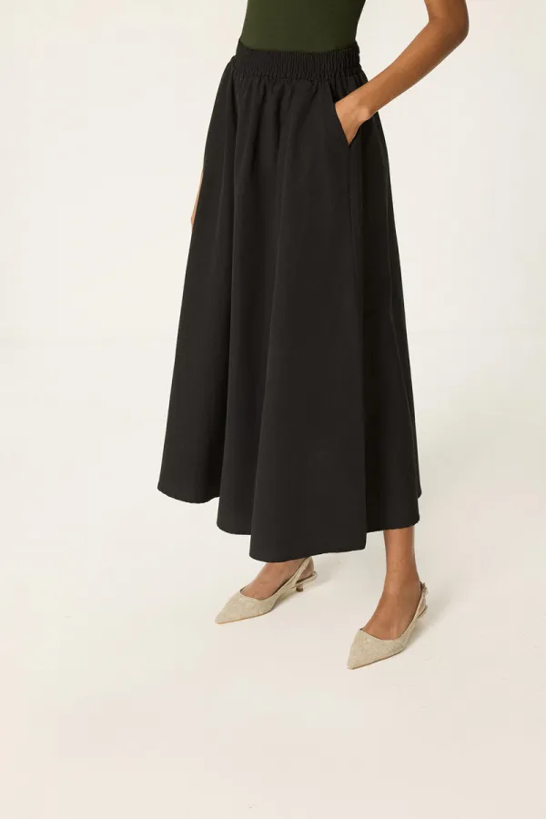 ELASTIC WAIST SKIRT ELASTIC WAIST SKIRT