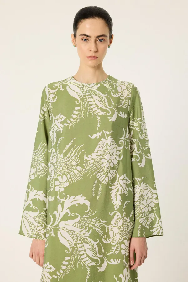 FLORAL PATTERN DRESS FLORAL PATTERN DRESS