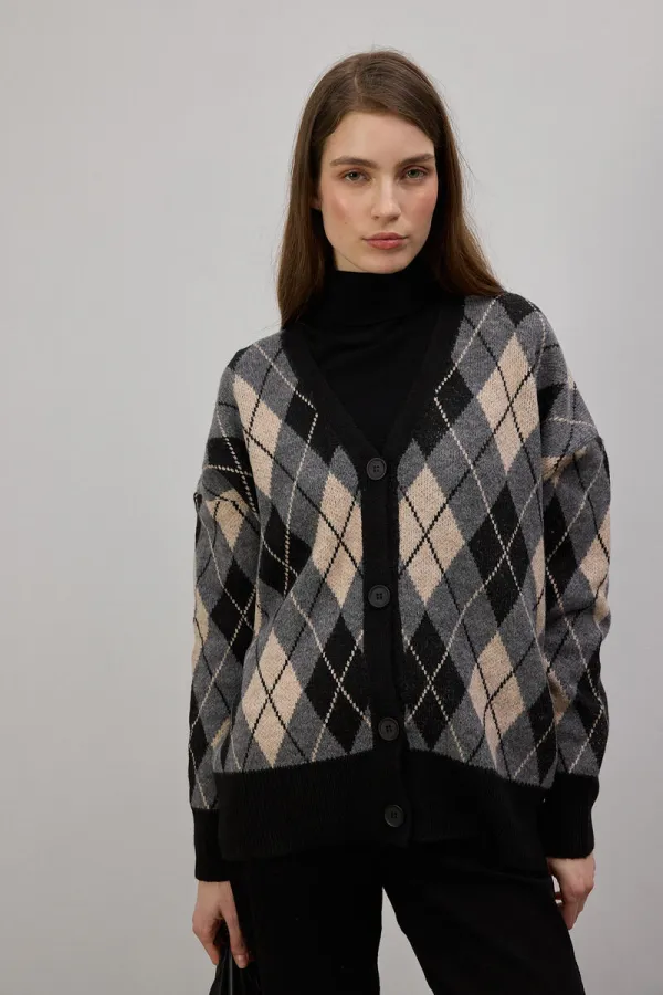 BAKLAVA PATTERNED CARDIGAN