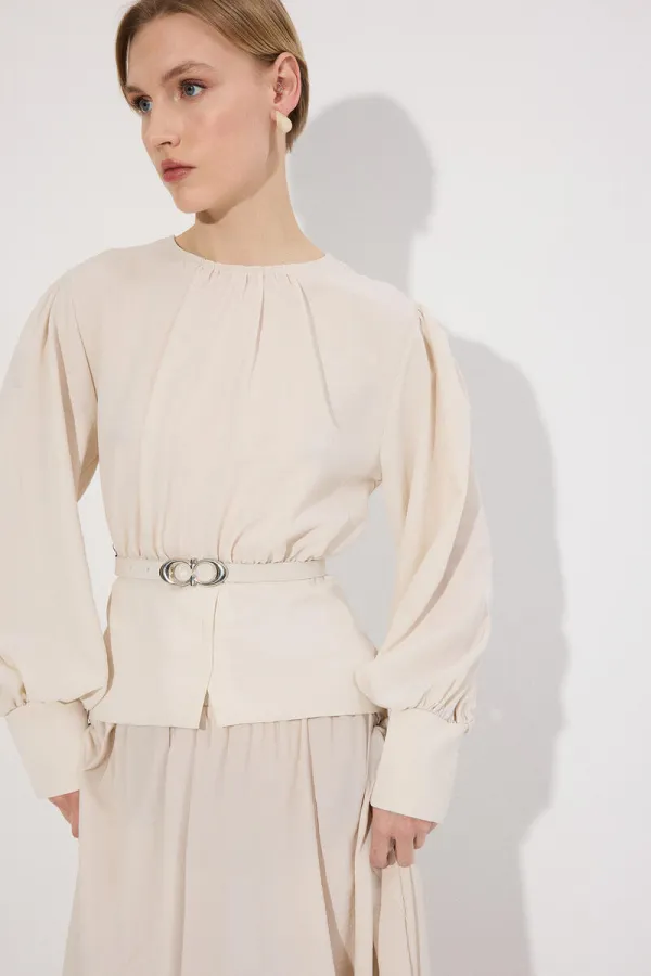 KEMER DETAYLI TUNİK ETEK TAKIM