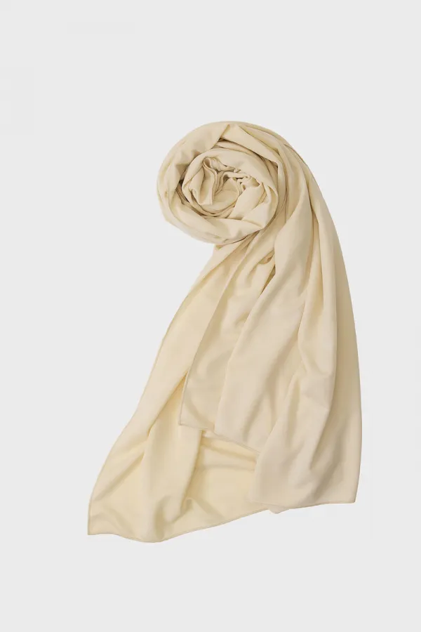 CHÂLE EN MOUSSELINE TRICOTÉE