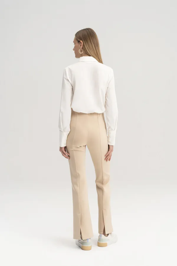 SNAP-BUTTON SHIRT BODYSUIT