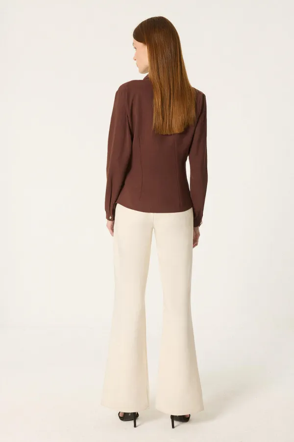 DRAPED BLOUSE DRAPED BLOUSE