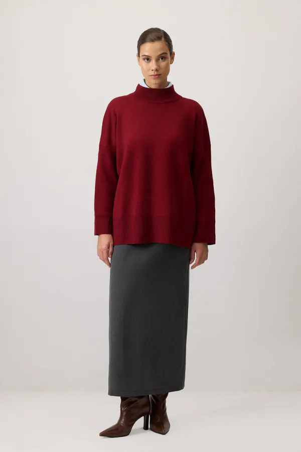 PULL BASE À COL MONTANT