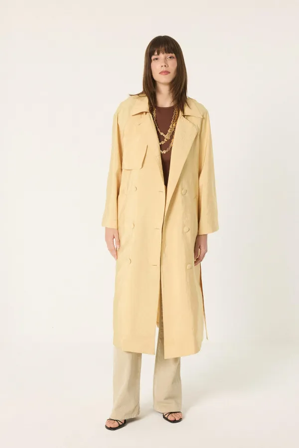 TRENCH-MANTEAU CROISÉ KUPRA