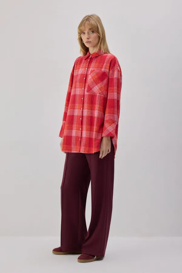 CHEMISE DE BÛCHERON À BOUTONS-PRESSION