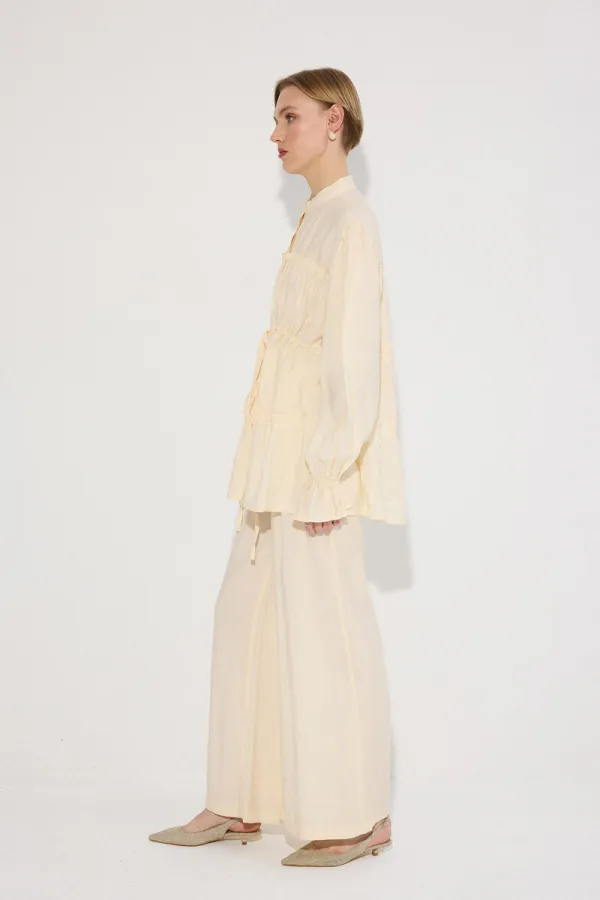 BÜZGÜLÜ GÖMLEK PANTOLON TAKIM