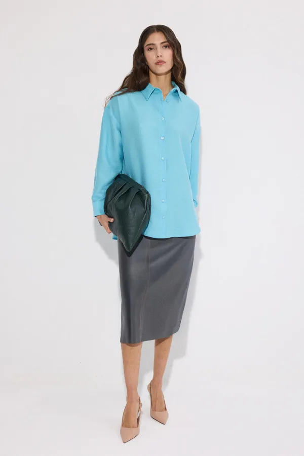 CHEMISE BASIQUE SURDIMENSIONNÉE